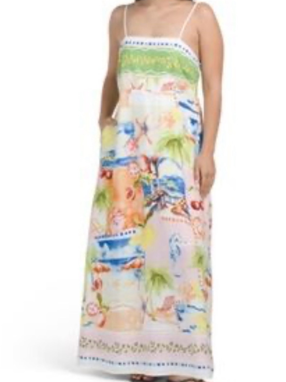 C&C California White Elastic Waistband Garment with Branded Tag